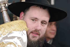 jew with sefer torah