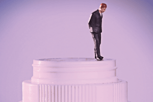 man on pill-bottle