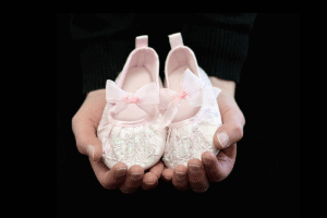 ballet shoes hands