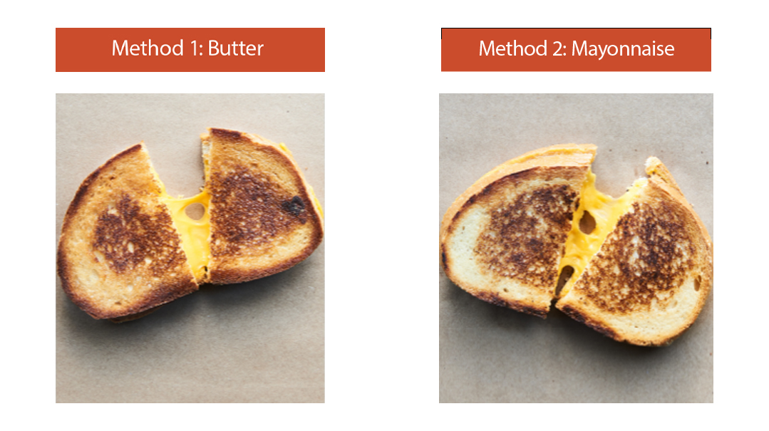 How to Make a Grilled Cheese Sandwich in the Toaster Oven~Butter vs  Mayonnaise 