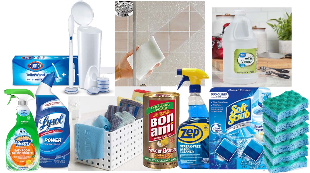 Complete List of Bathroom Cleaning Supplies