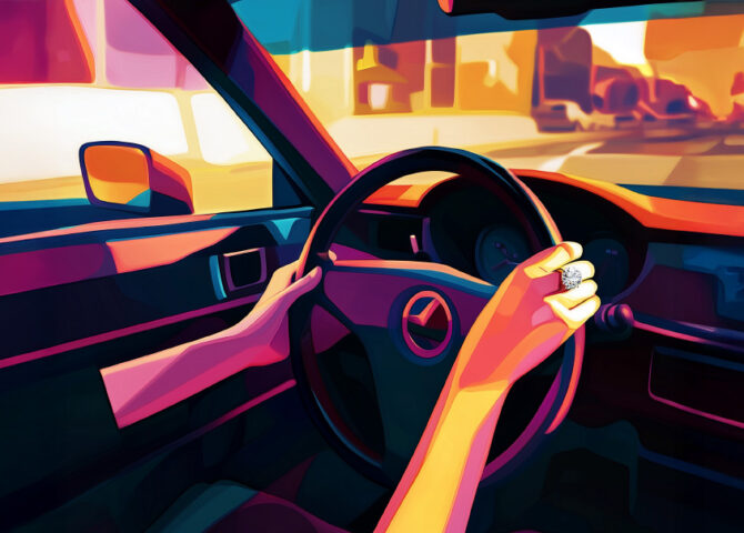 Hands on Steering Wheel